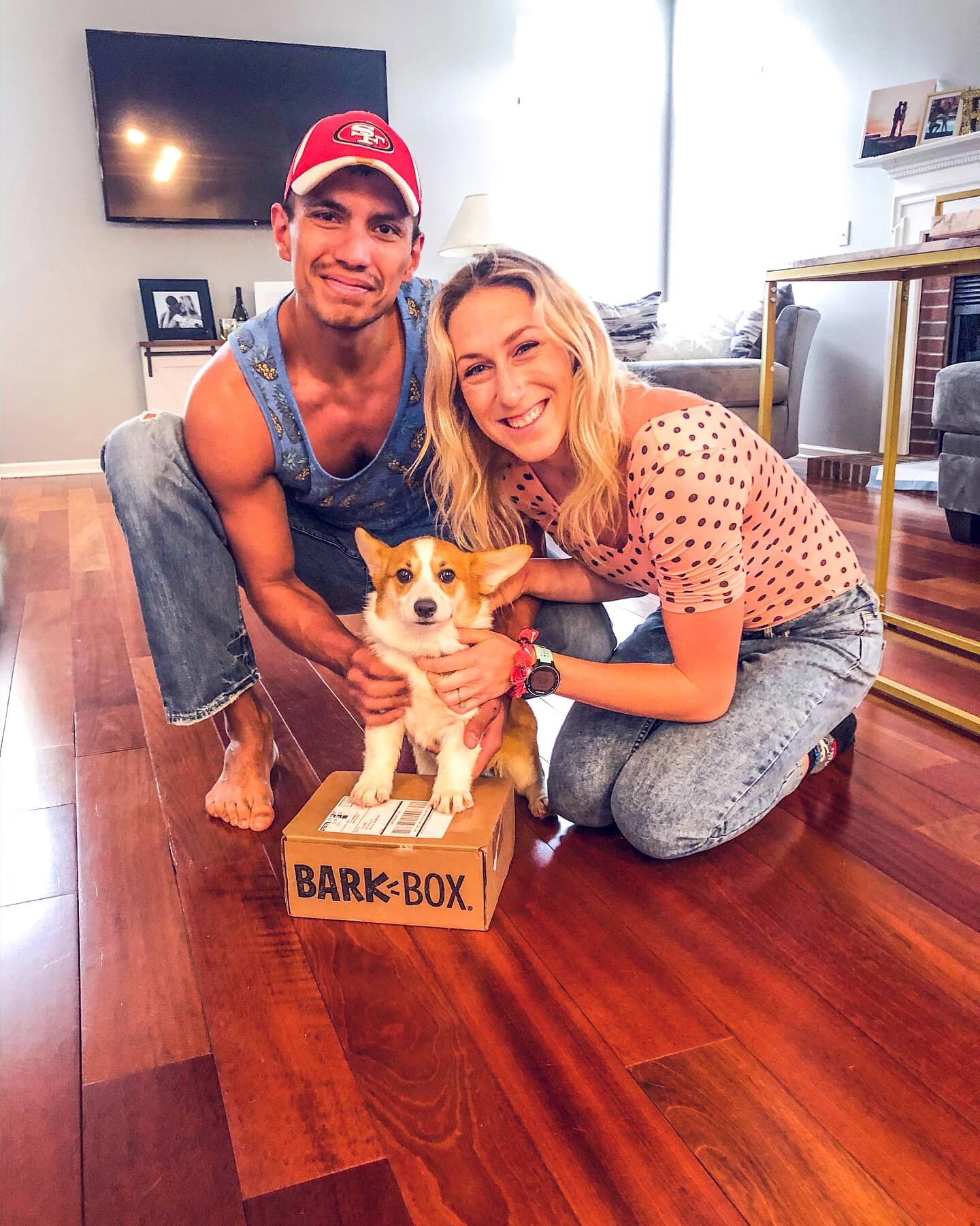 Ginger’s first barkbox!