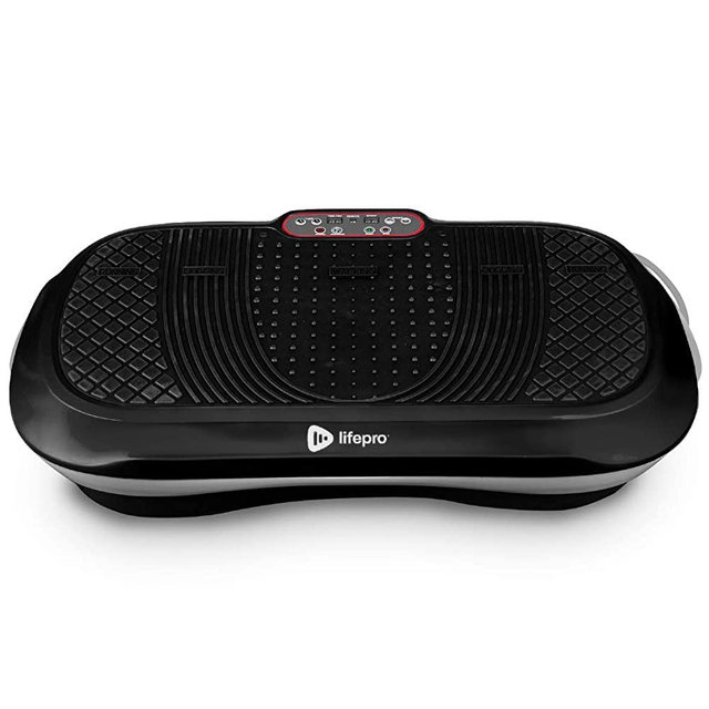 LifePro Waver Vibration Plate Exercise Machine - Whole Body Workout Vibration Fitness Platform w/Loop Bands - Home Training Equipment for Weight Loss & Toning