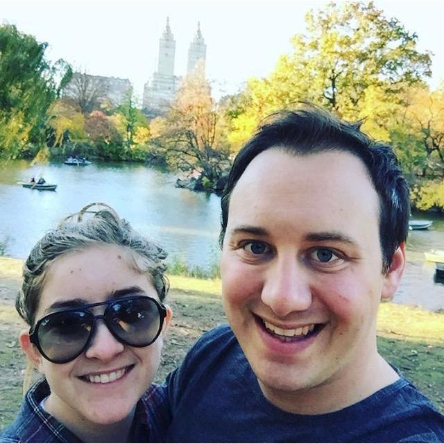 2016, First year in the city & first picture at what would become our engagement spot 3.5 years later