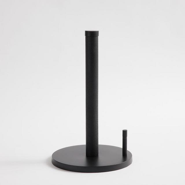 Chateau Wood Paper Towel Holder - Black