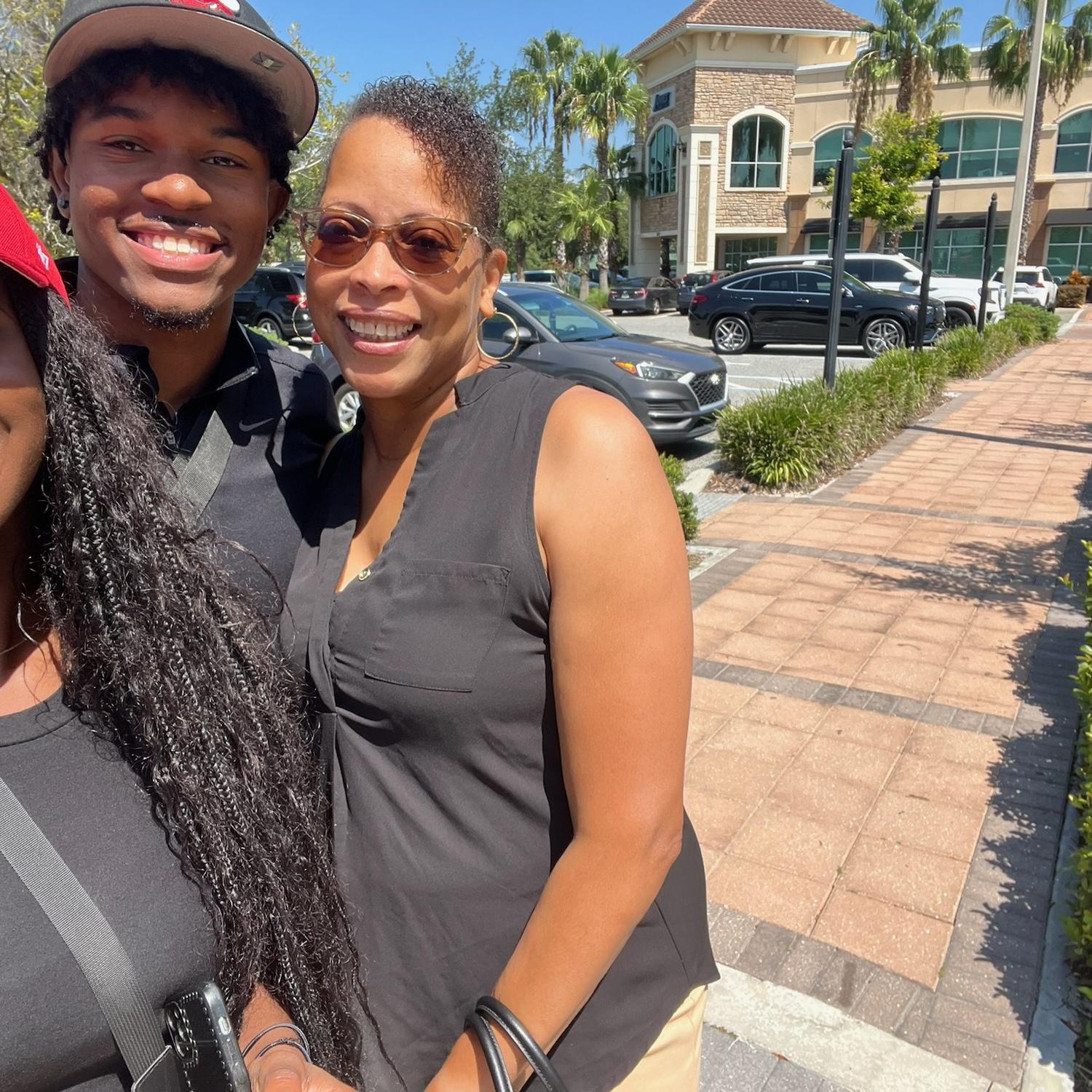 Breakfast with Mama Simone.
