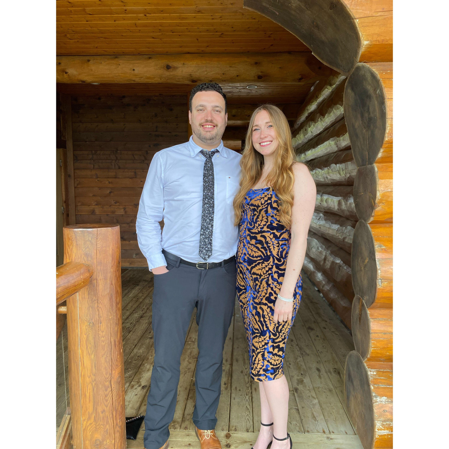 Our first friends' wedding together at the Fraser River Lodge.