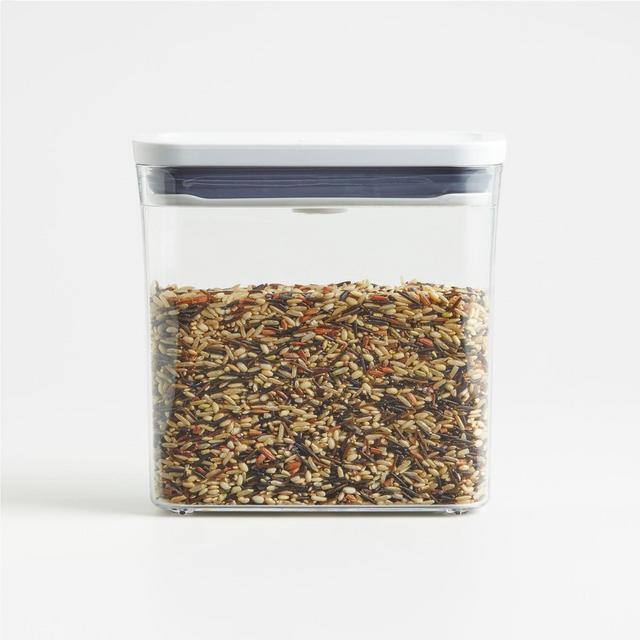 OXO POP 1.2-Qt Short Slim Rectangular Food Storage Container