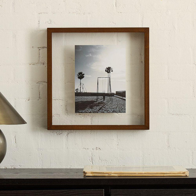 Floating Gallery Frames, Walnut, Wood, 15X15
