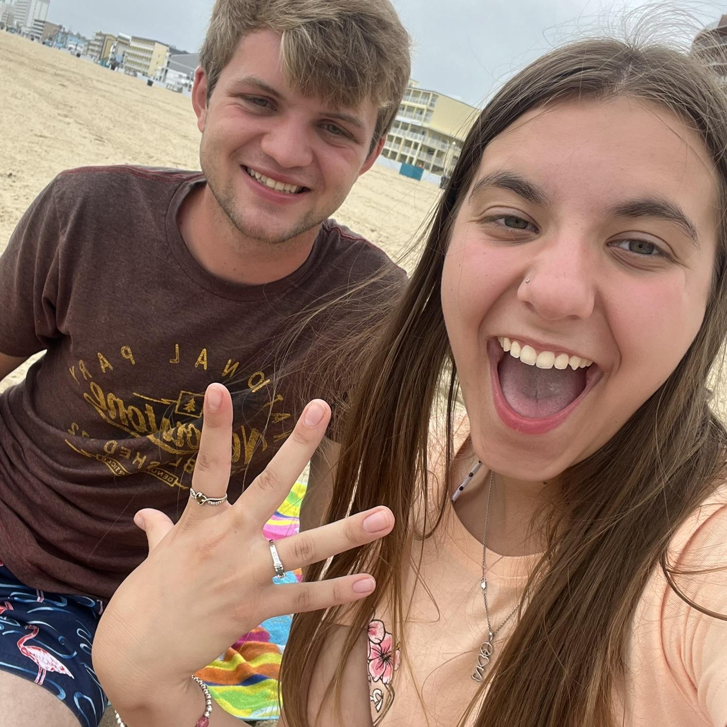 The day we got engaged 6/9/25