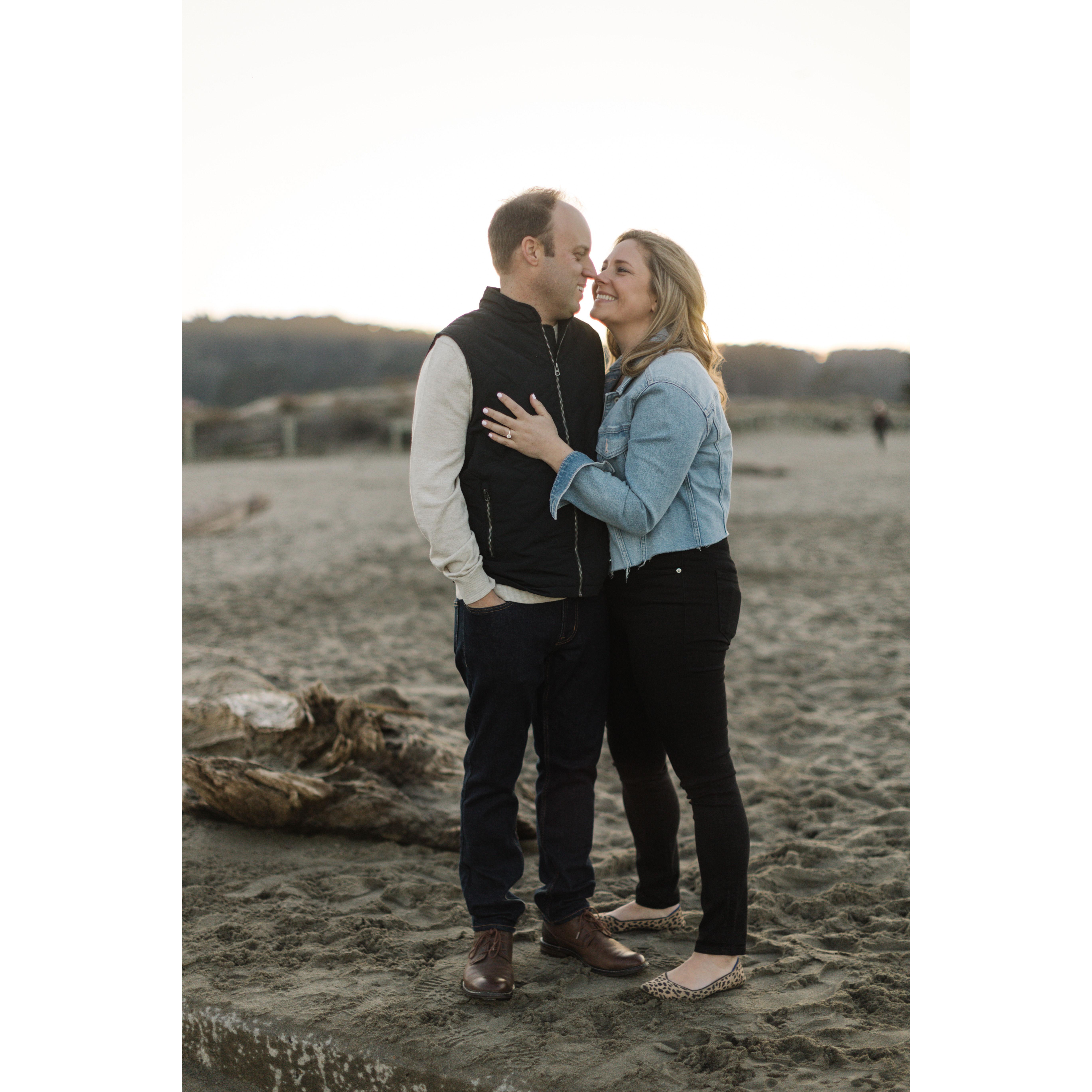 December 2022. A scene from our engagement shoot.