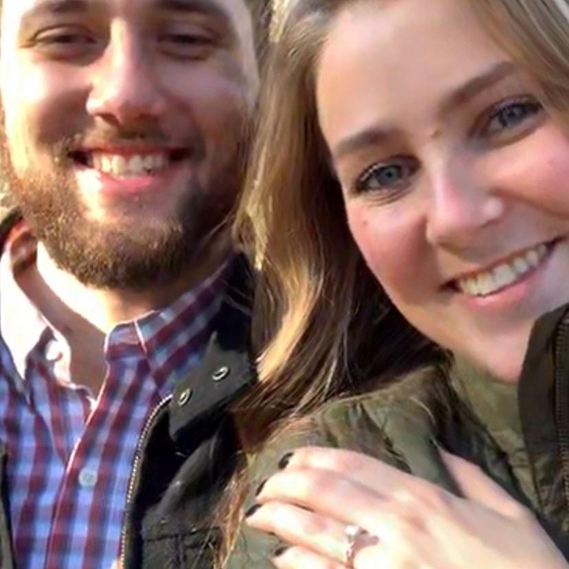 First picture together as an engaged couple❤️