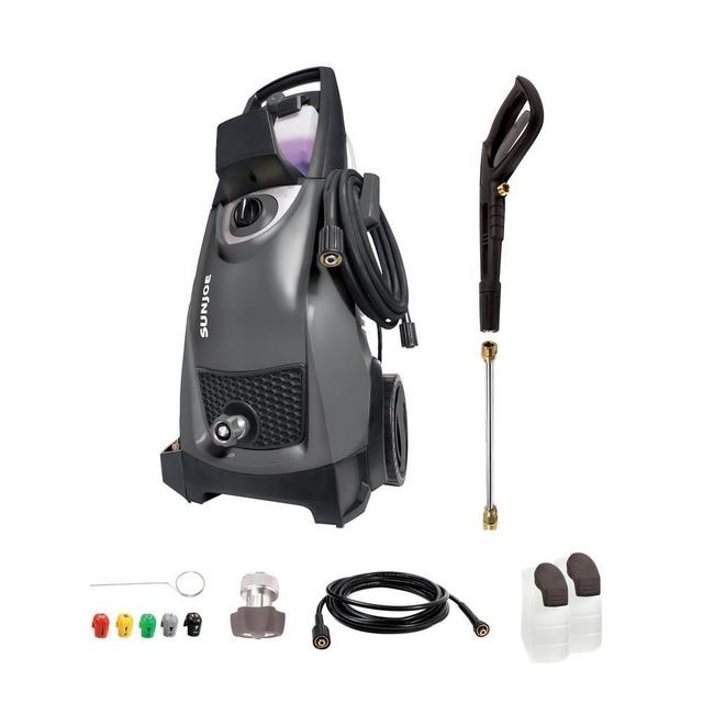 2030 Max PSI 1.76 GPM 14.5 Amp Electric Pressure Washer, Black