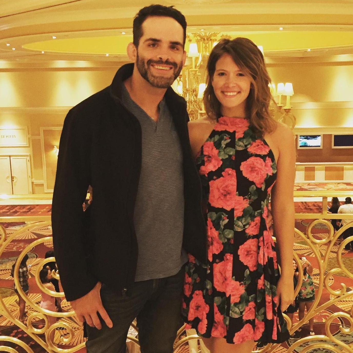 Our one-year anniversary, after the Boyz II Men concert in Vegas