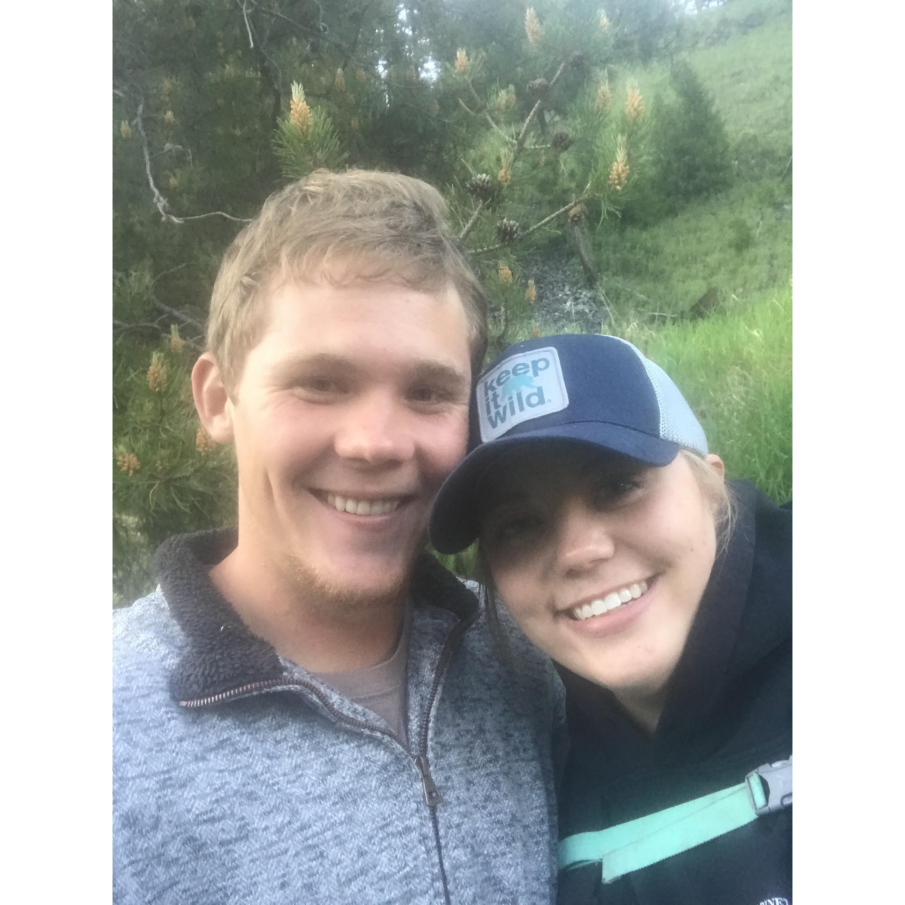 First time fishing together. One of my favorite activities!