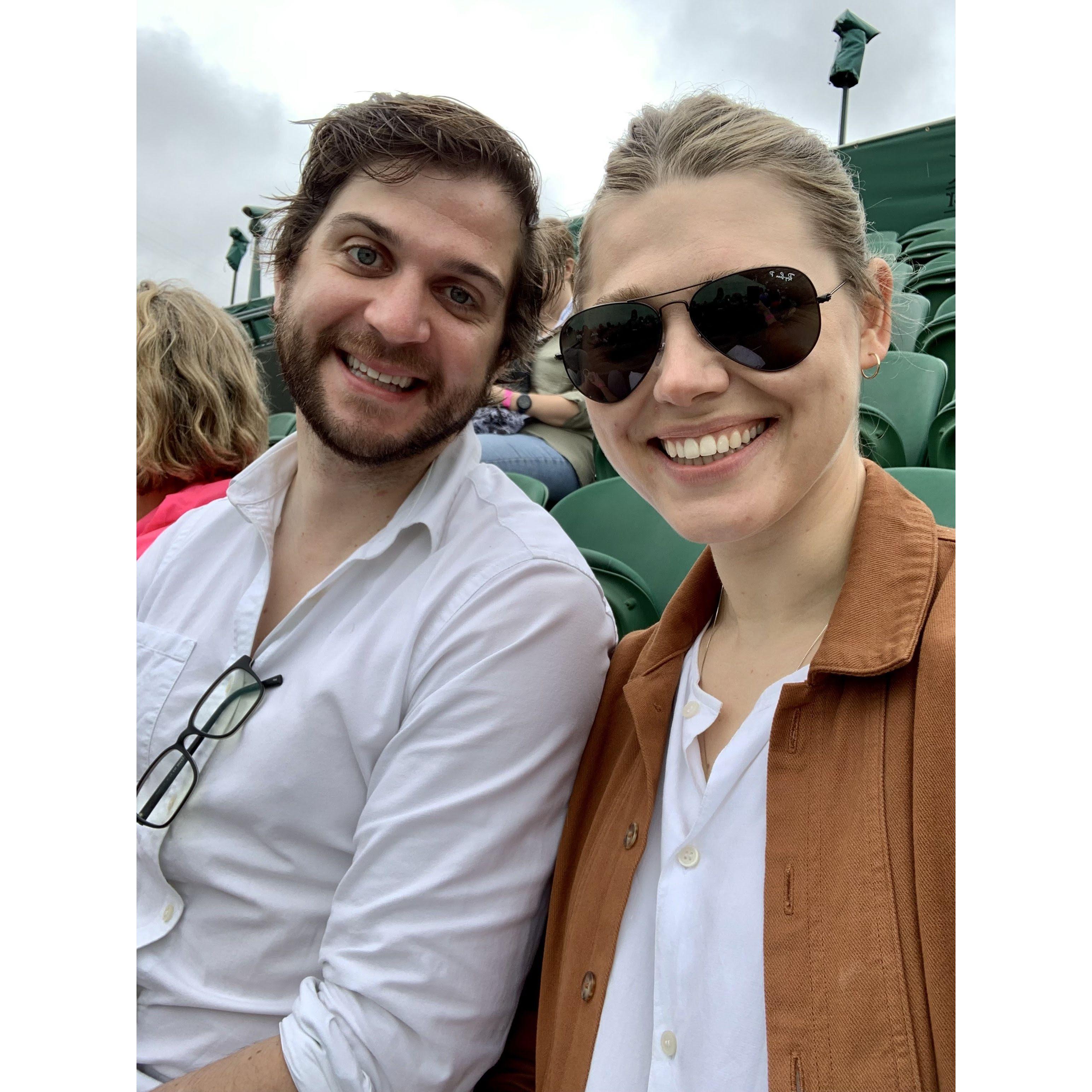 Enjoying Wimbledon!