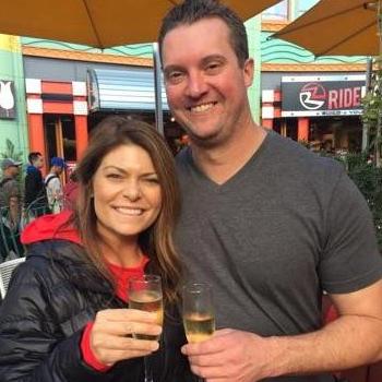 Our first toast as an engaged couple