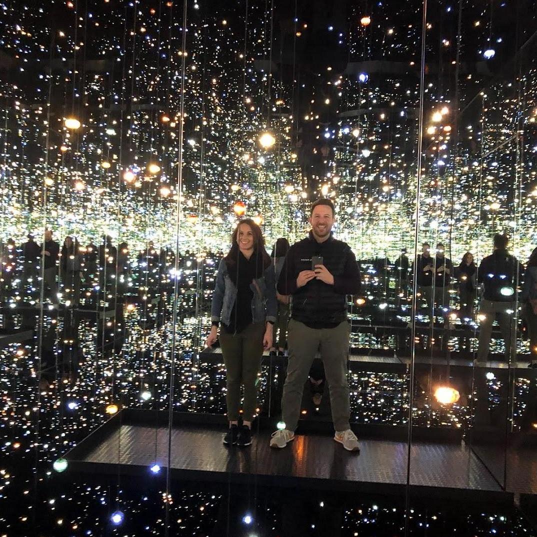 Having fun at The Broad Museum