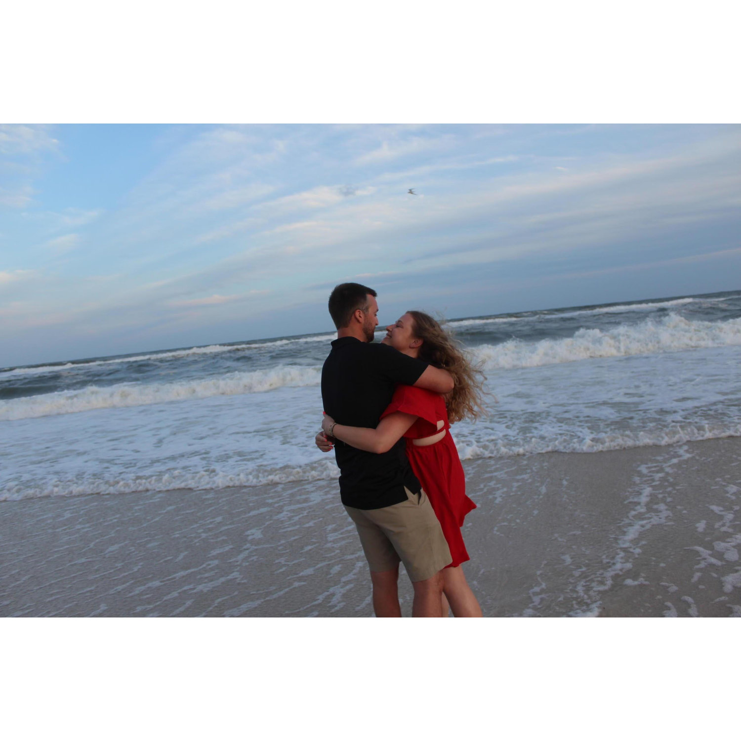 We got engaged on our yearly Sheridan family beach trip!