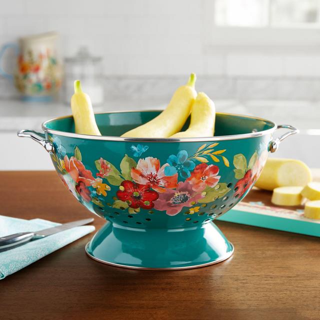 The Pioneer Woman Wildflower Whimsy 5-Quart Colander