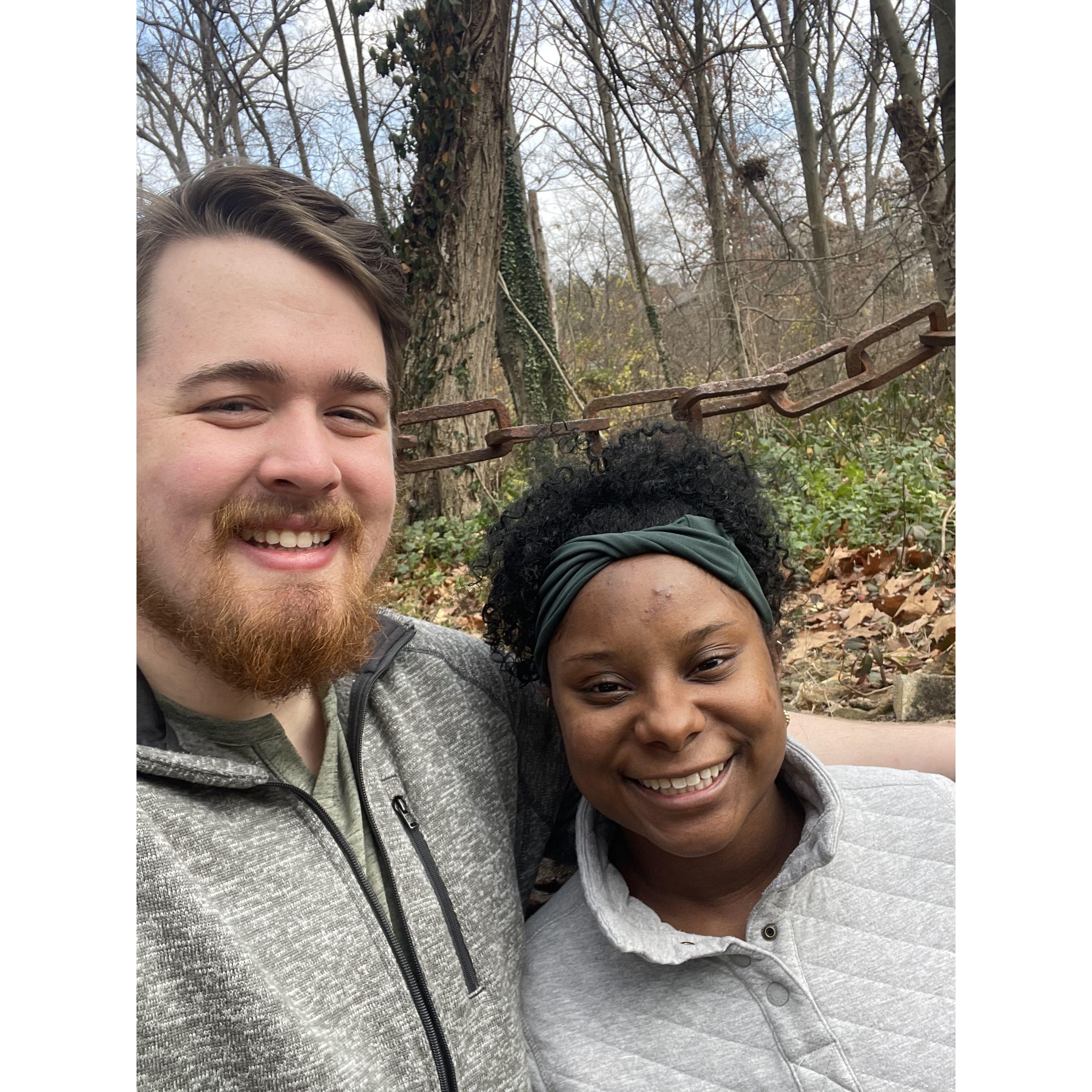 Hiking is our favorite pass time