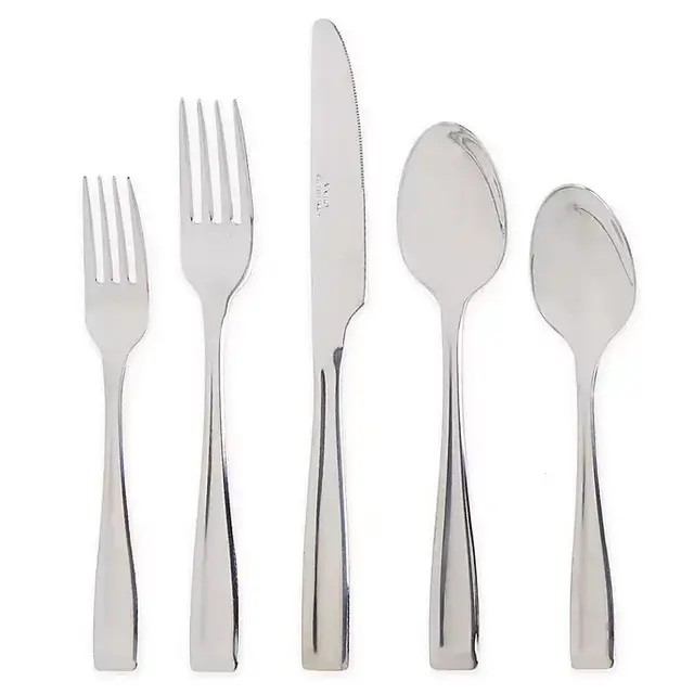 SALT™ Squared Mirror 20-Piece Flatware Set