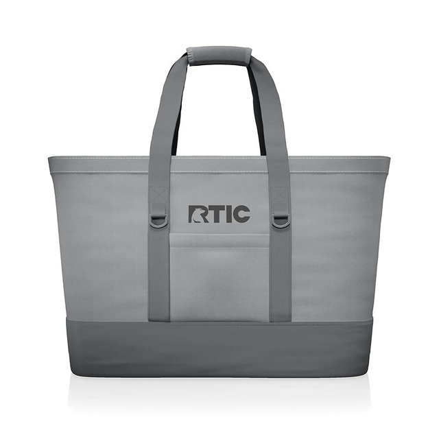 RTIC Everyday Insulated Tote Bag, Large Reusable Thermal Cooler with Zippered Top for Beach, Grocery, Shopping, 35 L Capacity