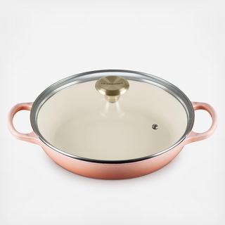 Signature Enameled Cast Iron Braiser with Glass Lid