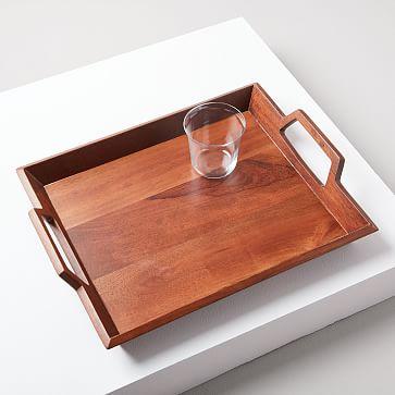 Mid-Century Angled Tray, Small,14"x18"