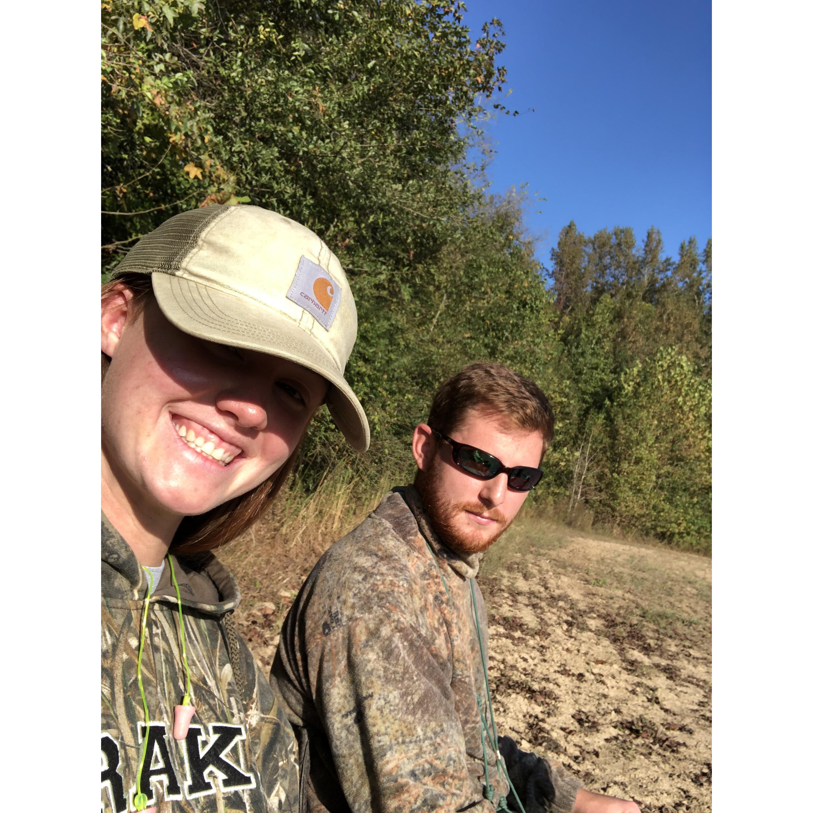 Dove hunting