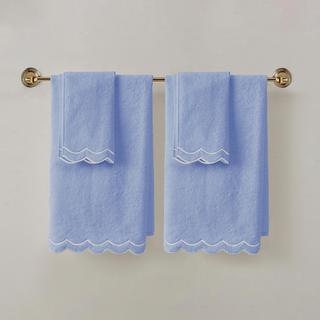 Scallop 4-Piece Bath Towel Set