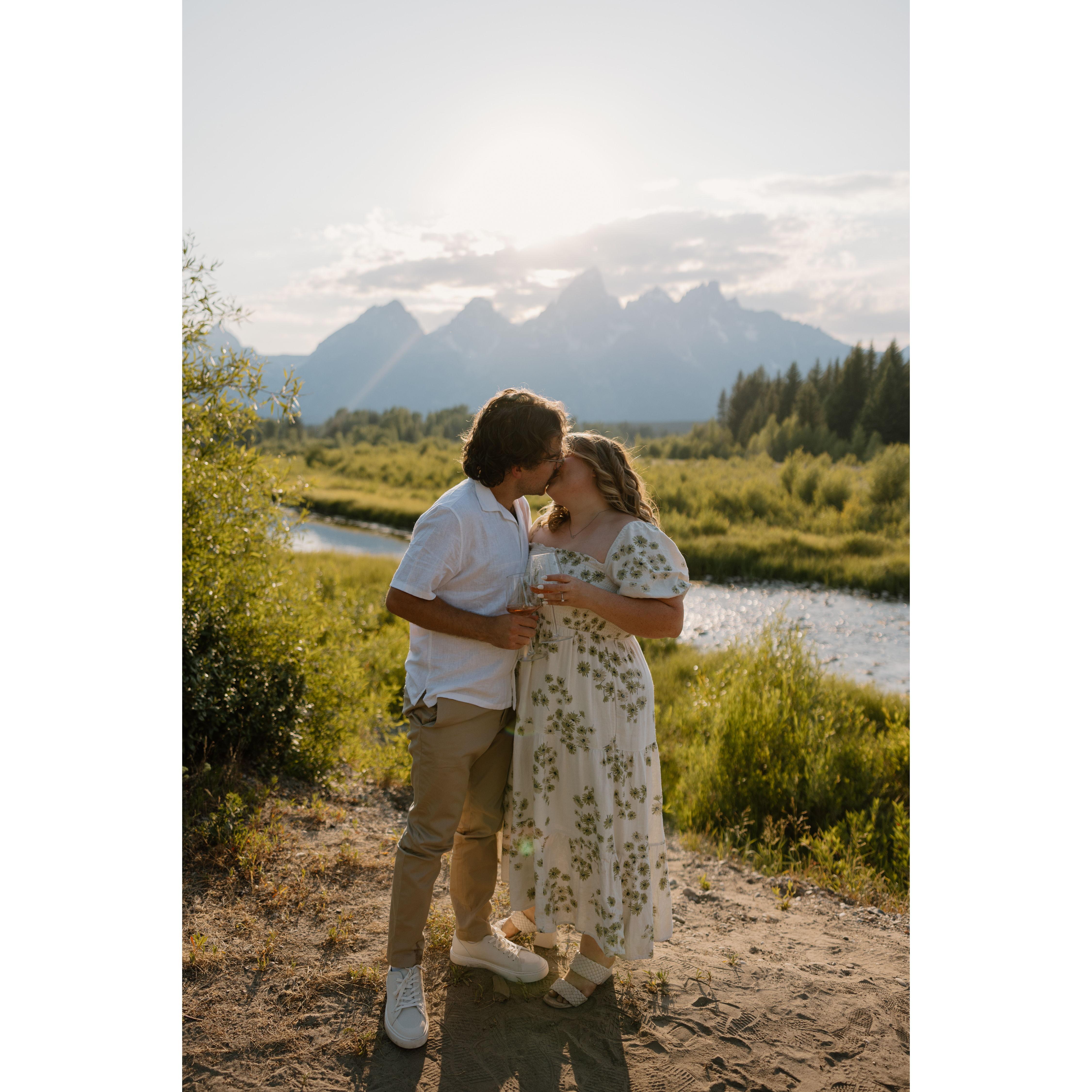 Our magical engagement session at Teton National Park!
