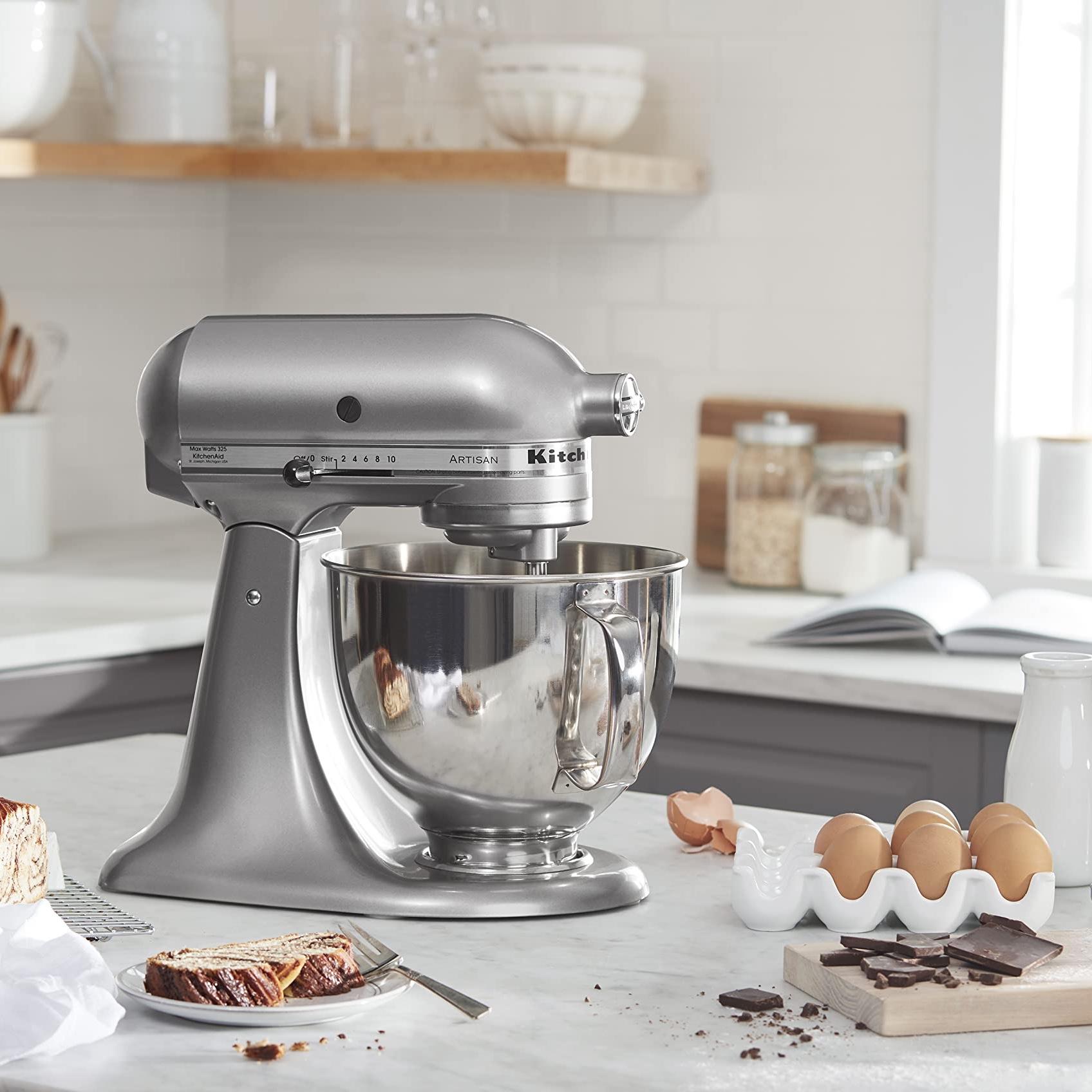 Contour Silver Artisan 5 Qt. Stand Mixer KSM150PS