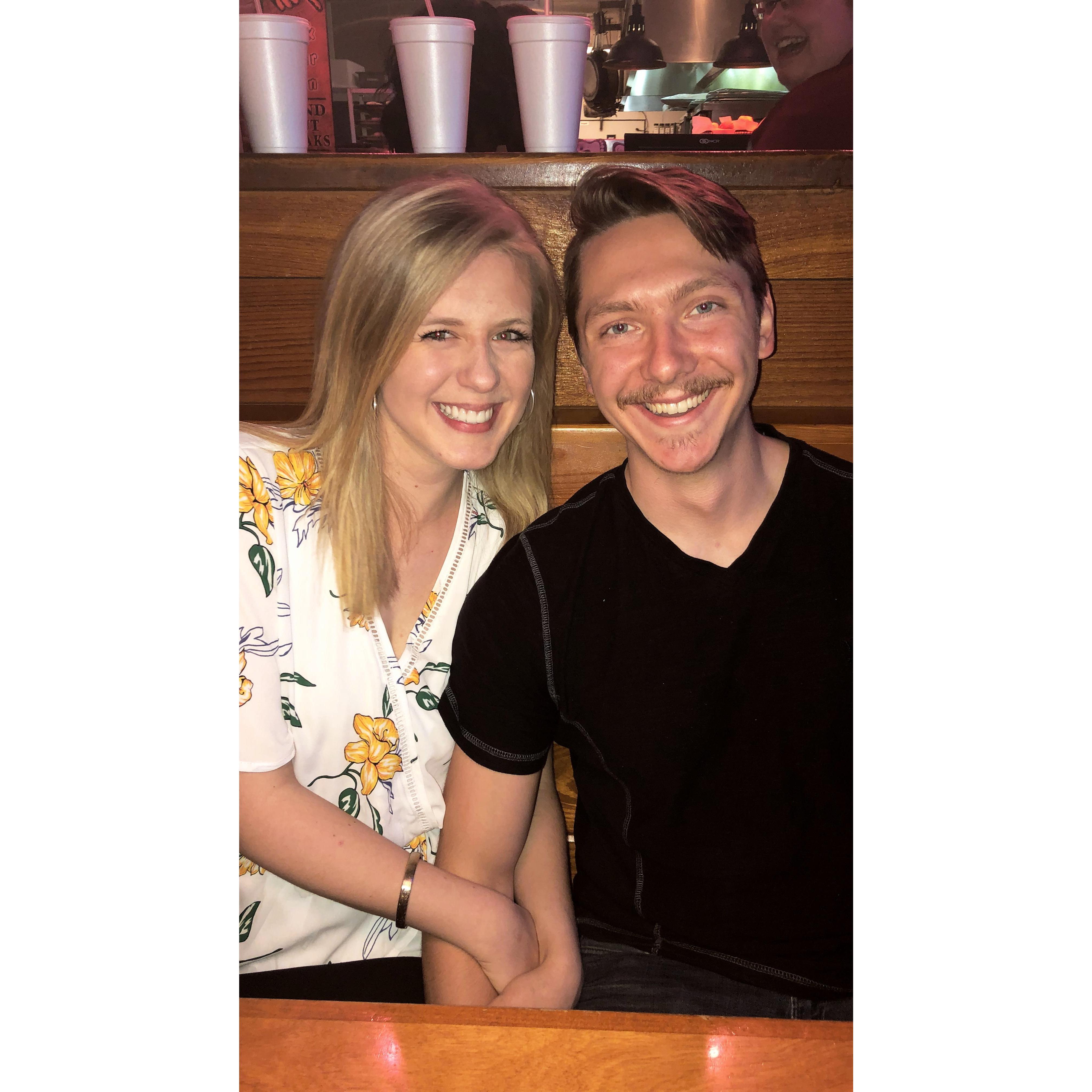Out on the town.