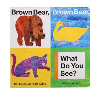 "Brown Bear, Brown Bear, What Do You See?" Slide & Find Book by Bill Martin Jr.