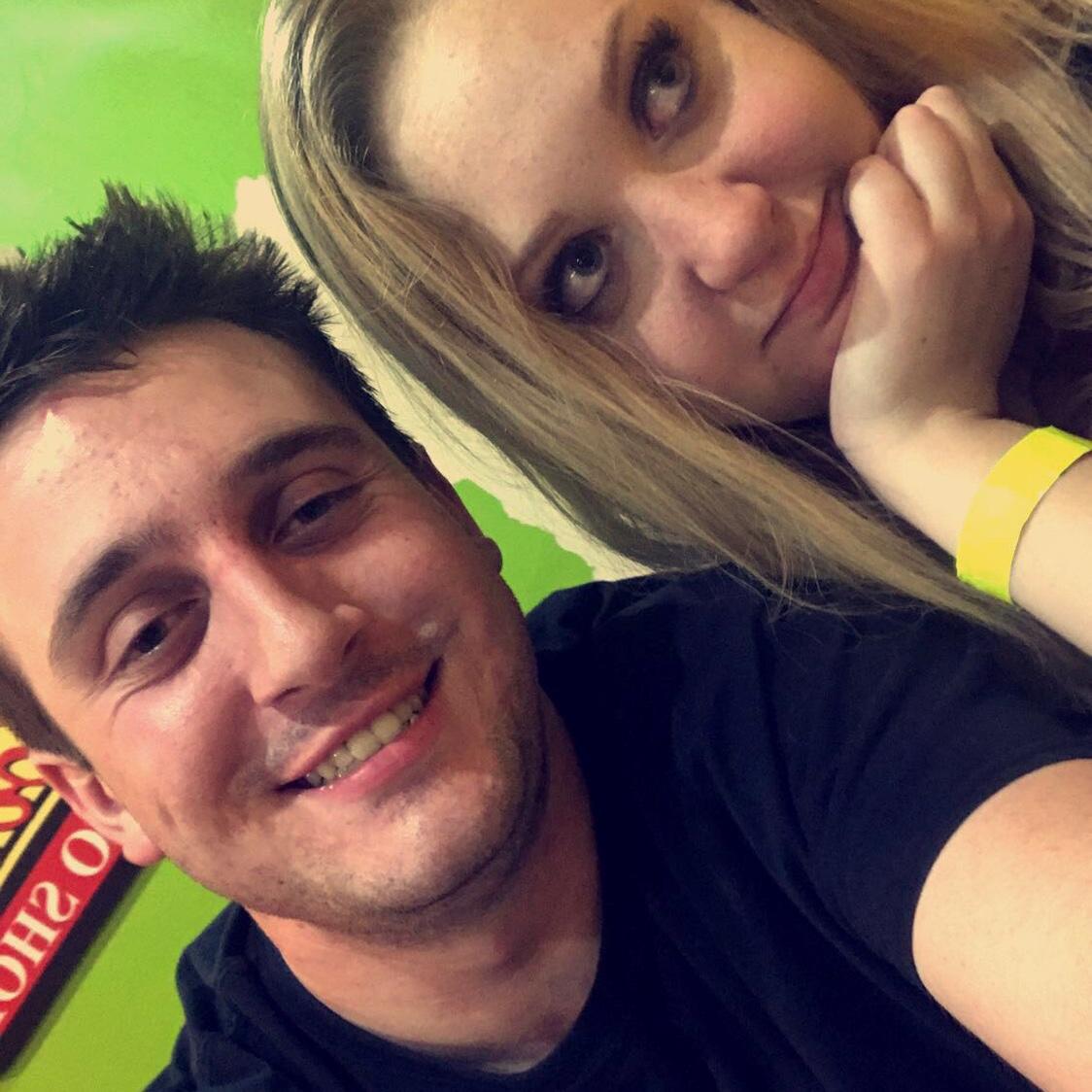 Brad & Amber Dawn after an All Time Low concert, 2018