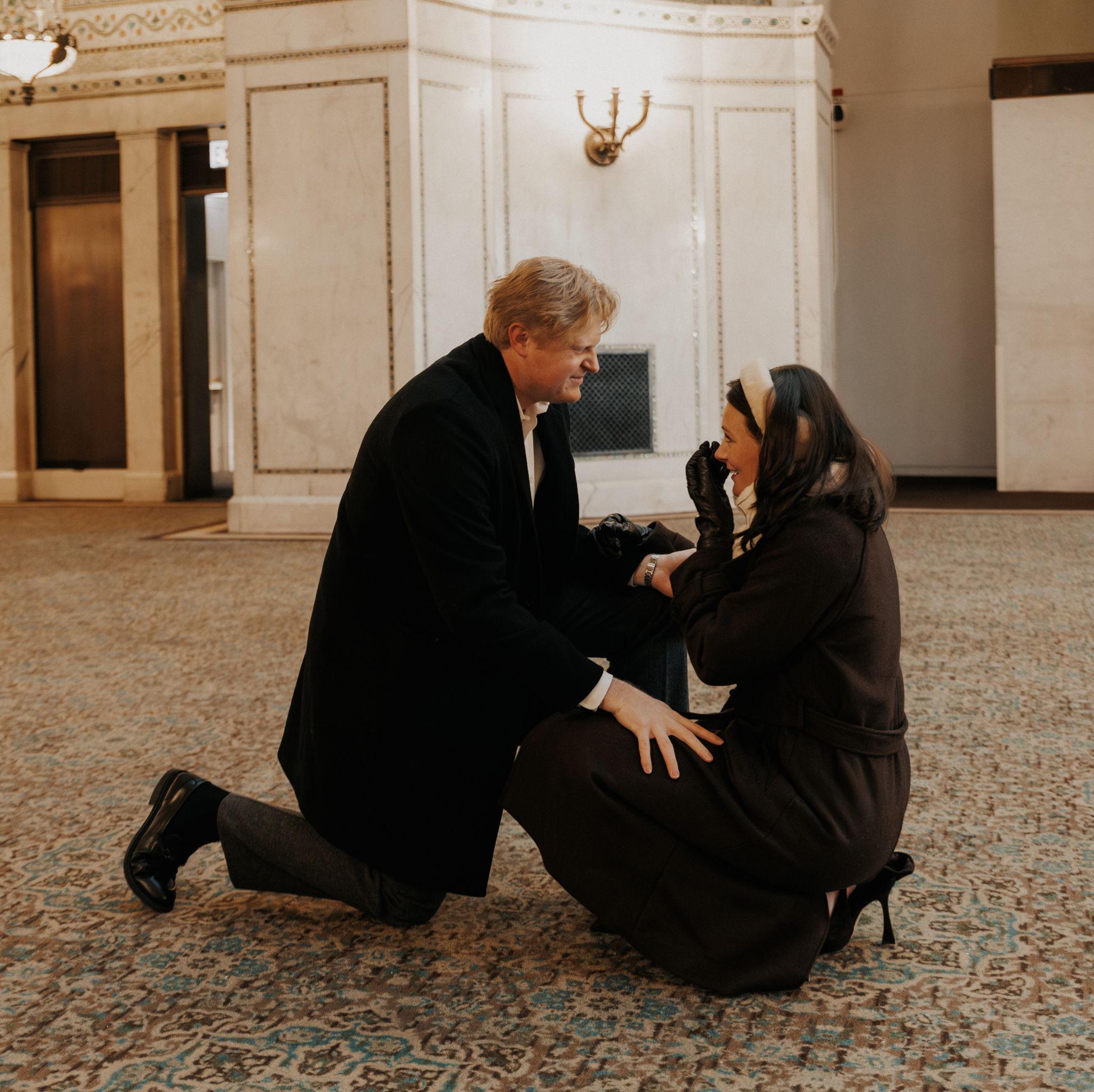 We got ENGAGED!!! In Chicago where we took our first vacation together!
