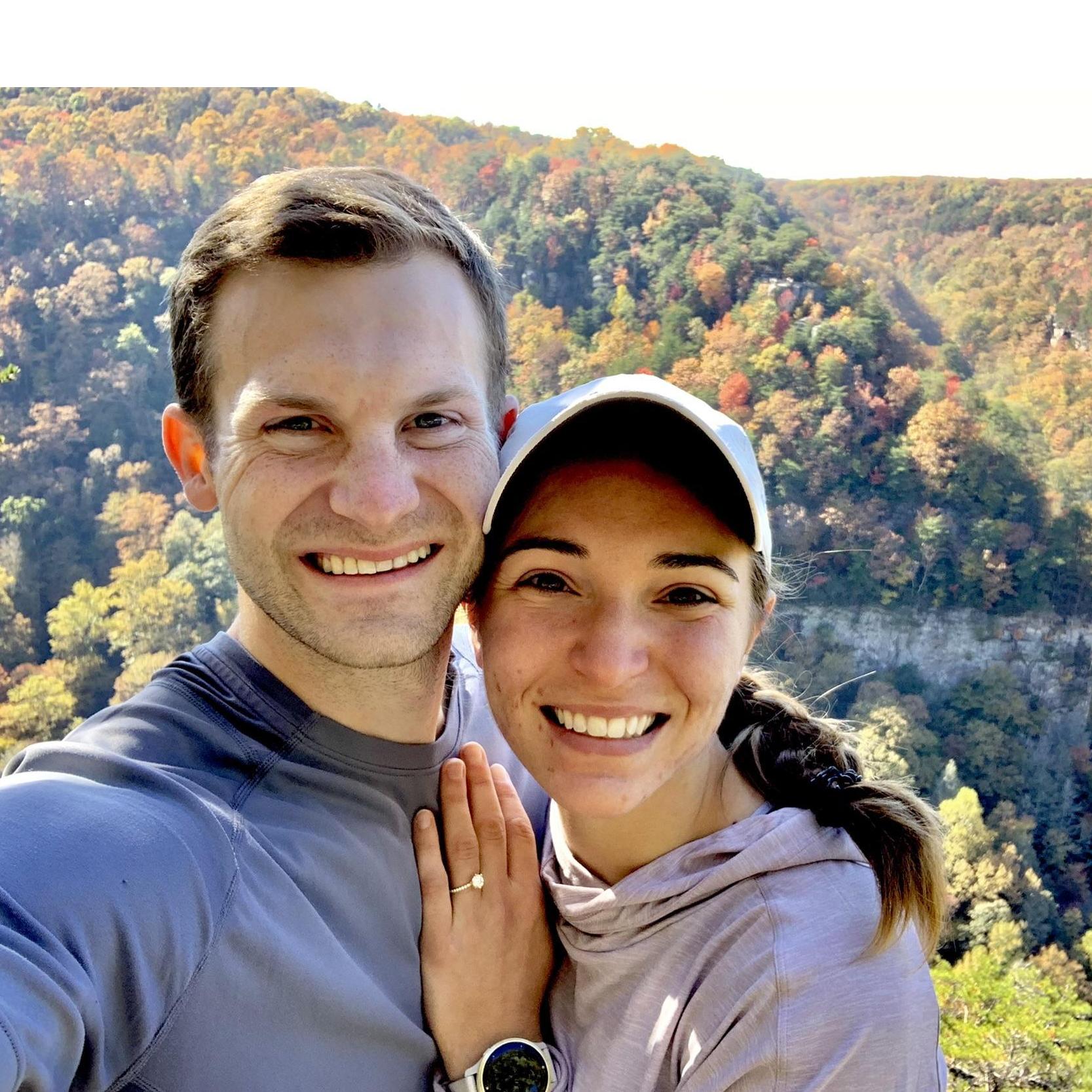 Our first picture as an engaged couple :)