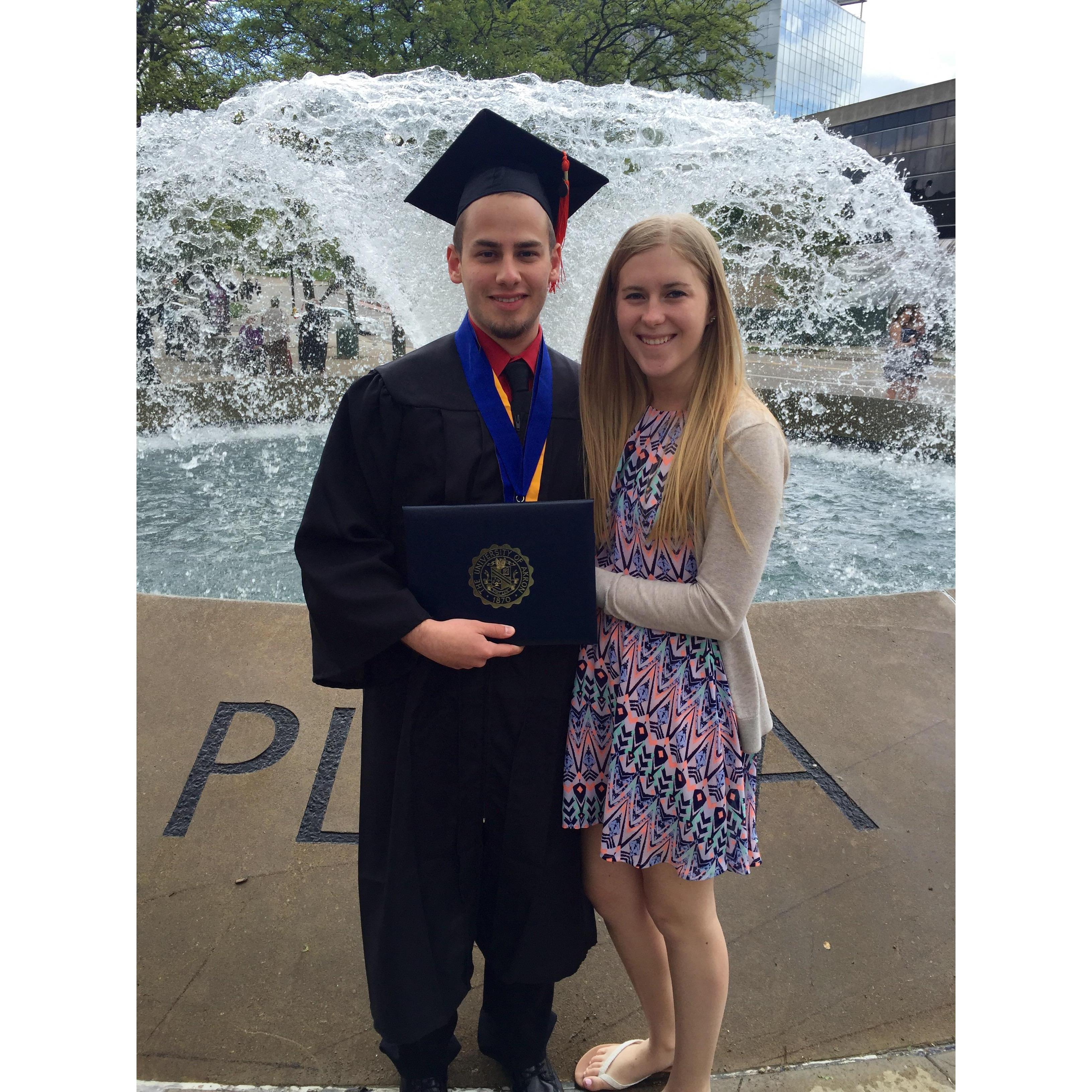 Brian's college graduation