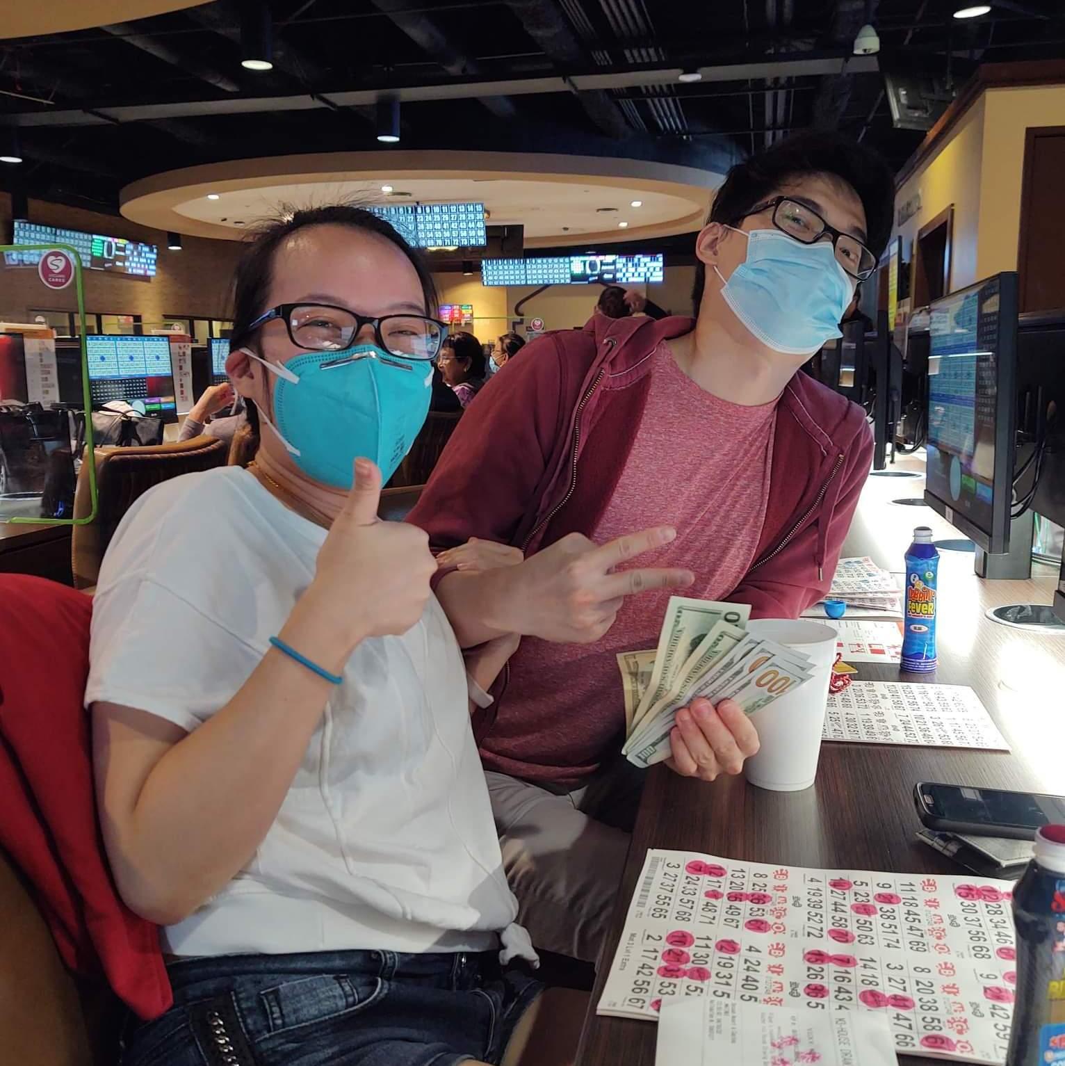Winner! Calling Bingo at Sycuan Casino. 04/2022