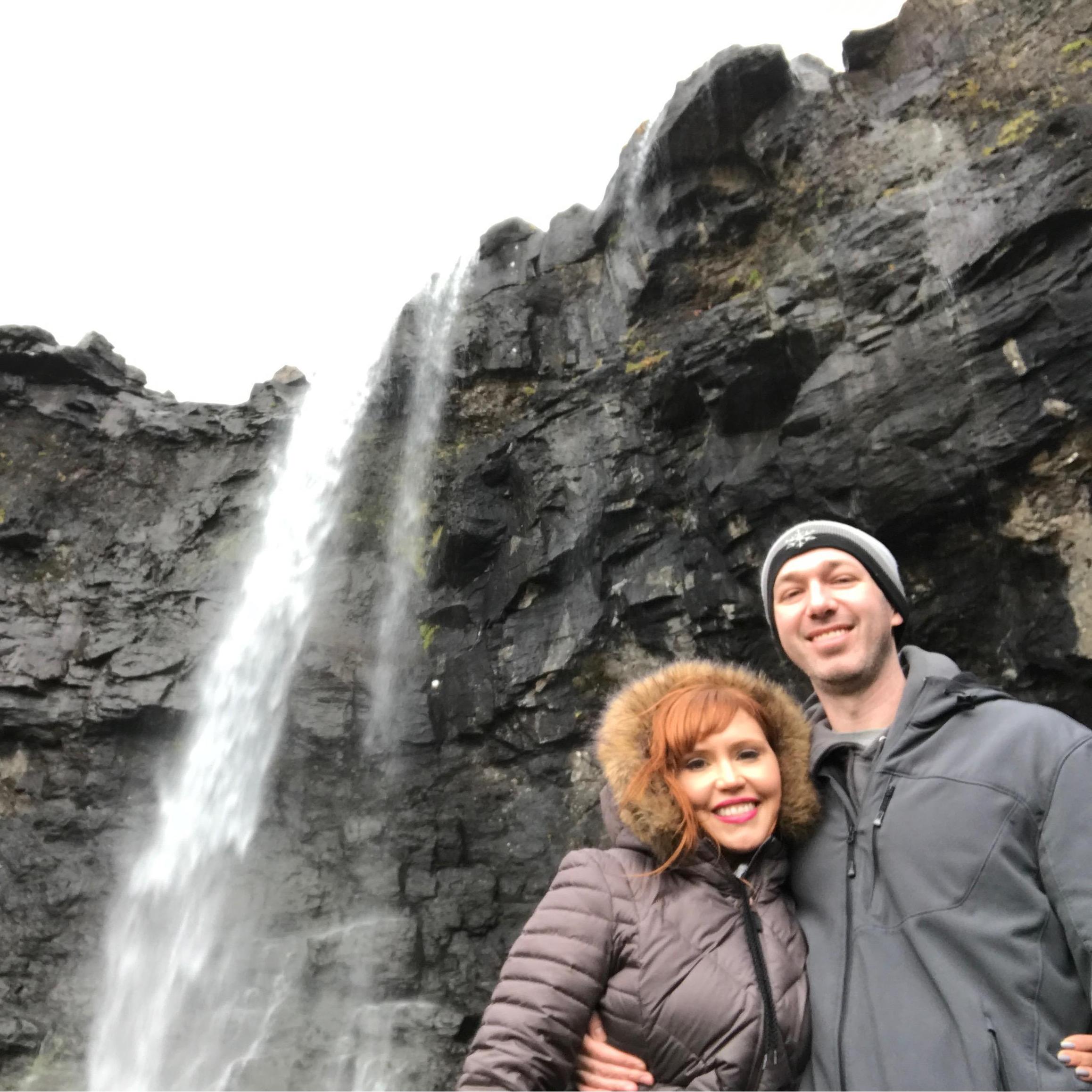 Faroe Island Waterfall