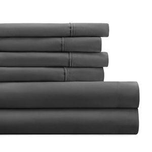 Home Collection Luxury Ultra Soft Sheet Set- Queen: Gray
