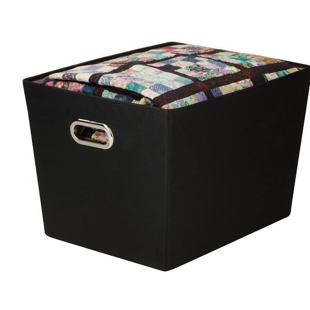 Honey Can Do Large Decorative Storage Bin with Handles
