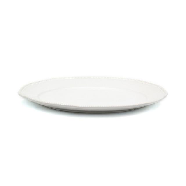 Euro Ceramica Algarve White Oval Platter