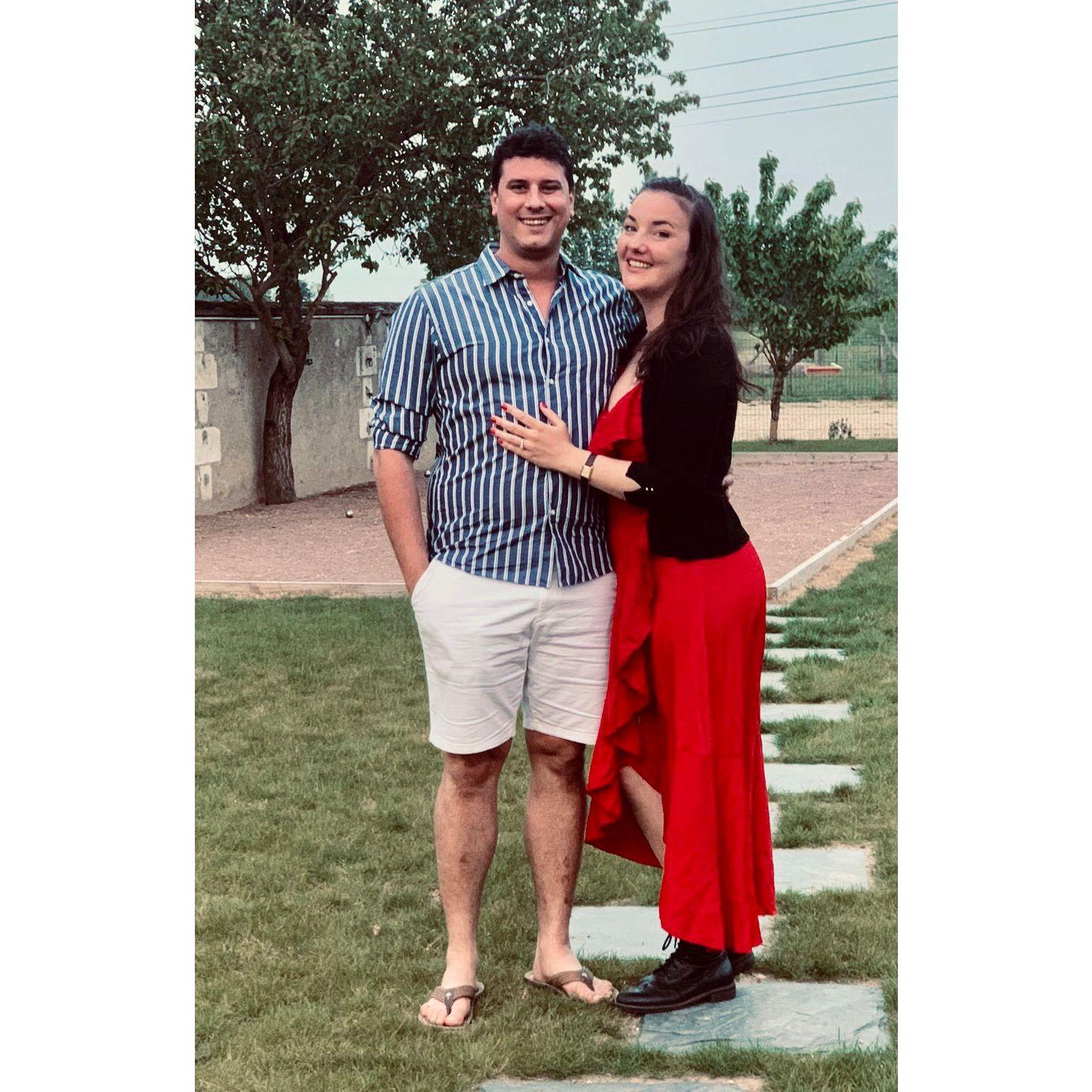 When she said yes!