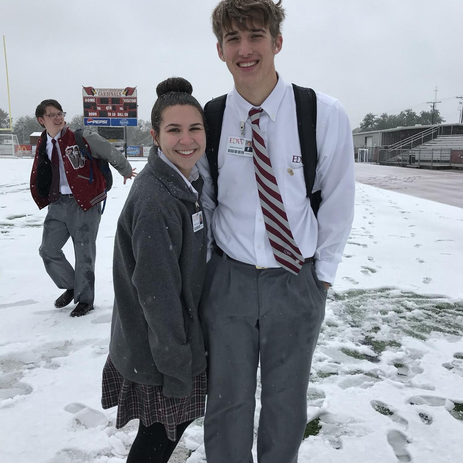 first snow day together!