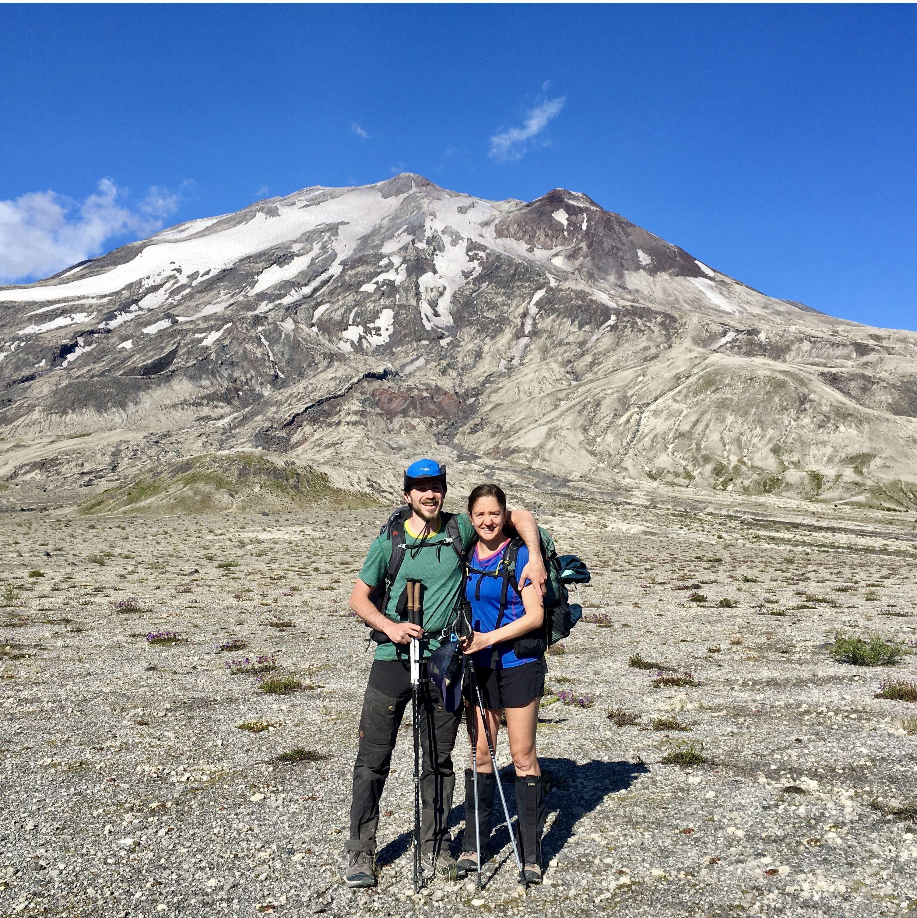 Backpacking Loowit Trail around St. Helens in 2 days because we make great life decisions. 6/19