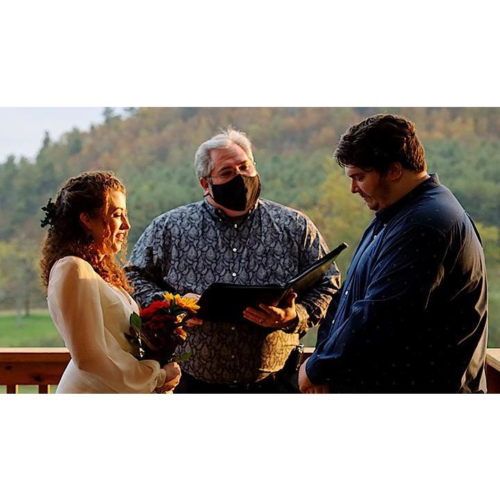 Our small ceremony on Oct 15, 2020