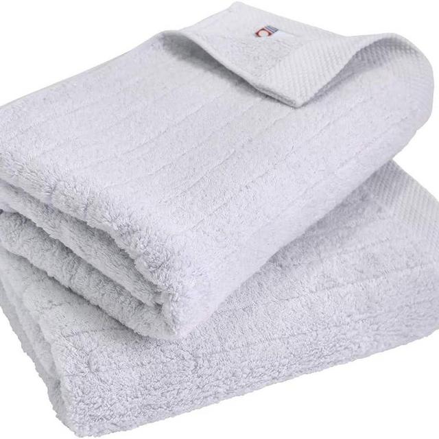 Imabari Towel Soft and Fluffy Towel, Luxury Cotton - 2 Pieces Bath Towel Sets, Mist Grey