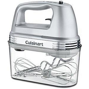 Cuisinart HM-90BCS Power Advantage Plus 9-Speed Handheld Mixer with Storage Case, Brushed Chrome