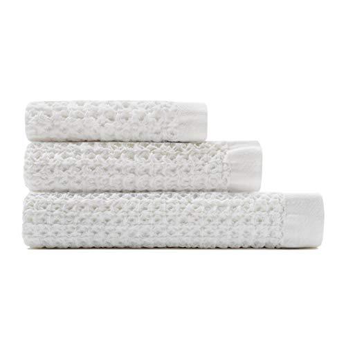 The Onsen Bath Towel Set - 100% Supima Cotton, Lightweight, White