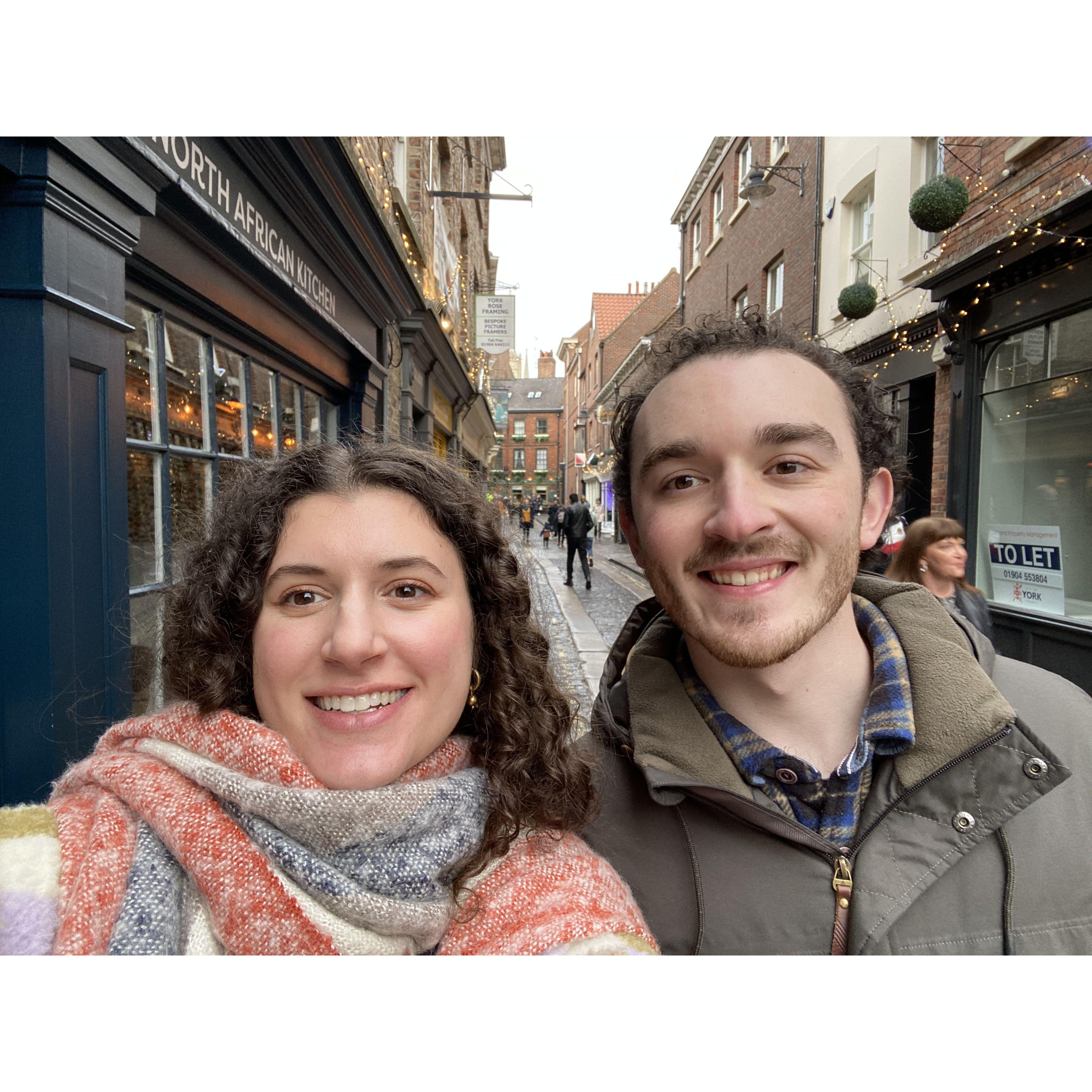 One of our favorite places- York, England at Christmas!