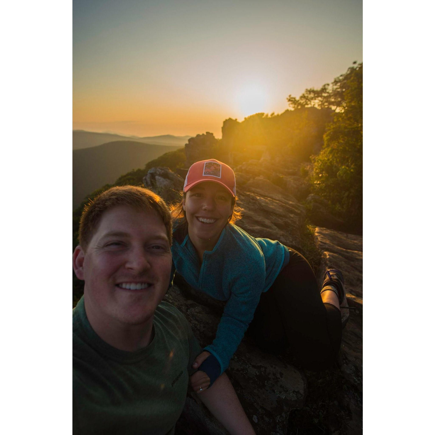 Hawksbill Mountain in Shenandoah National Park, VA