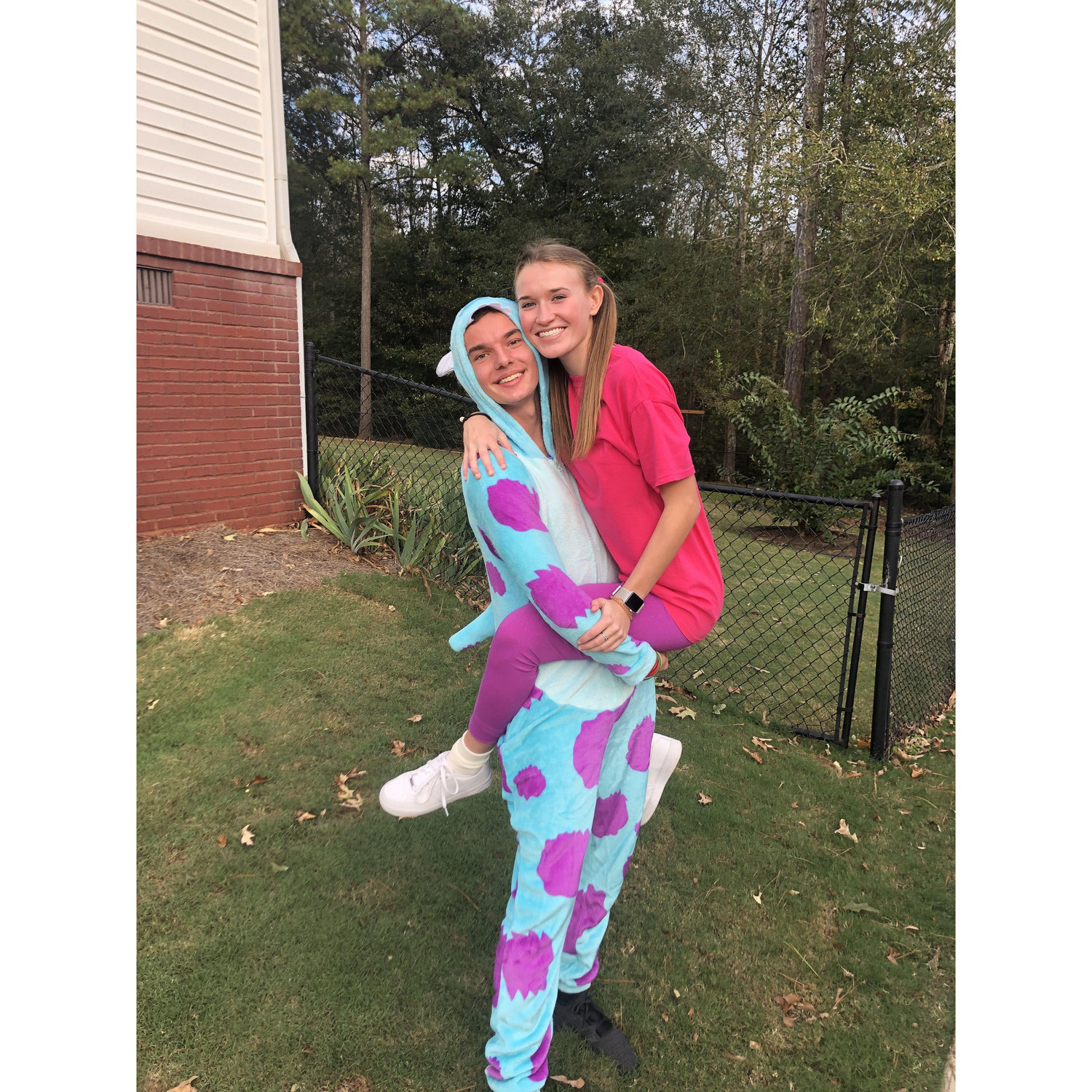 Sully and Boo, our finest costume if we do say so ourselves.