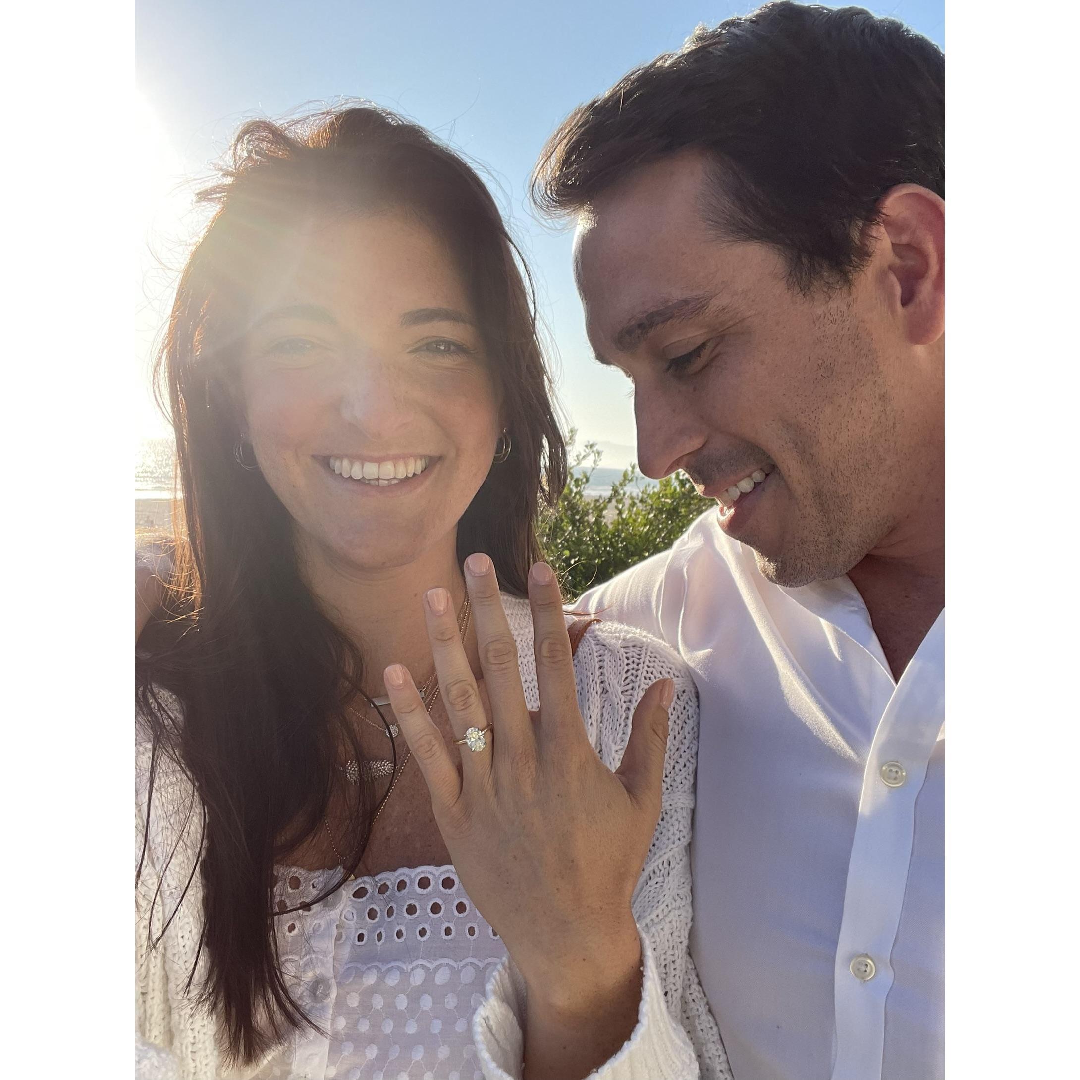 Post engagement on The Strand, Manhattan Beach
- Christian Jewett and Breada Farrell